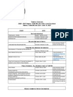 2020-2021 Concord Election Calendar