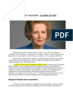 Referat Istorie Margaret Thatcher