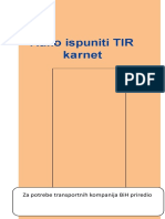 Kako Popuniti Tir