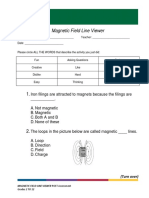 203 Magnetic Field Line Viewer Post Test