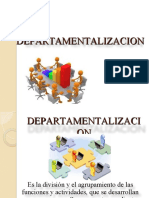 DEPARTAMENTALIZACION