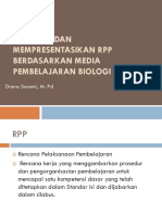 Membuat Dan Mempresentasikan RPP Berdasarkan Media Pembelajaran Biologi