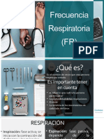 Frecuencia Respiratoria (FR)