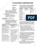 Pointers in Statutory Construction: Chapter I - Preliminary Considerations