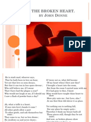 the broken heart john donne