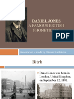 Daniel Jones: A Famous British Phonetician