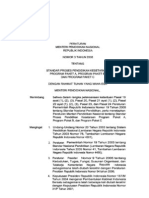 Permendiknas Nomor 3 Th. 2008-Standar Proses Pendidikan Kesetaraan