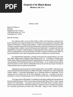 D&A: 06102006 Carolyn B. Maloney Letter To Henry M. Paulson, Jr.