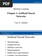 Machine Learning: Chapter 4. Artificial Neural Networks