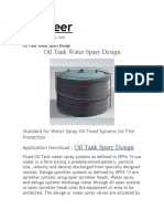 Engineer: Oil Tank Water Spary Design
