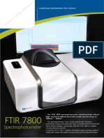 FTIR 7800: Spectrophotometer