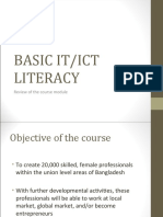 Basic It-Ict Literacy