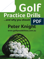 30 Golf Practice Drills Peter Knight