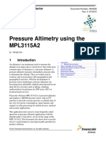 Pressure Altimetry Using The MPL3115A2: Freescale Semiconductor