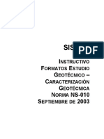 SISGEO (Instructivo Formatos FT-01 A FT-07)