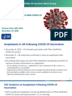 CDC - Anaphylaxis Following M-RNA COVID-19