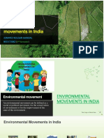 Environmental Movements in India: Jonayed Rousan Mandal BED172062