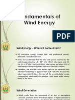 Fundamentals of Wind Energy