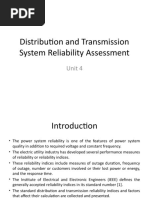 Distribution and Transmission System Reliability Assessment: Unit 4