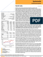 Nestle India Limited - 2QCY20 - RU - 28-07-2020 - Systematix