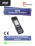 E6000 Complete Operating Manual