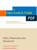 Kode ETS102: Etika Sosial & Politik