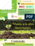 Proyecto Comunitario Areas Verdes