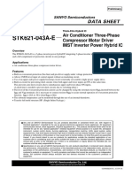 STK621-043A-E: Air Conditioner Three-Phase Compressor Motor Driver IMST Inverter Power Hybrid IC