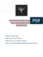 Impact of COVID-19 on HR practices and future workforce