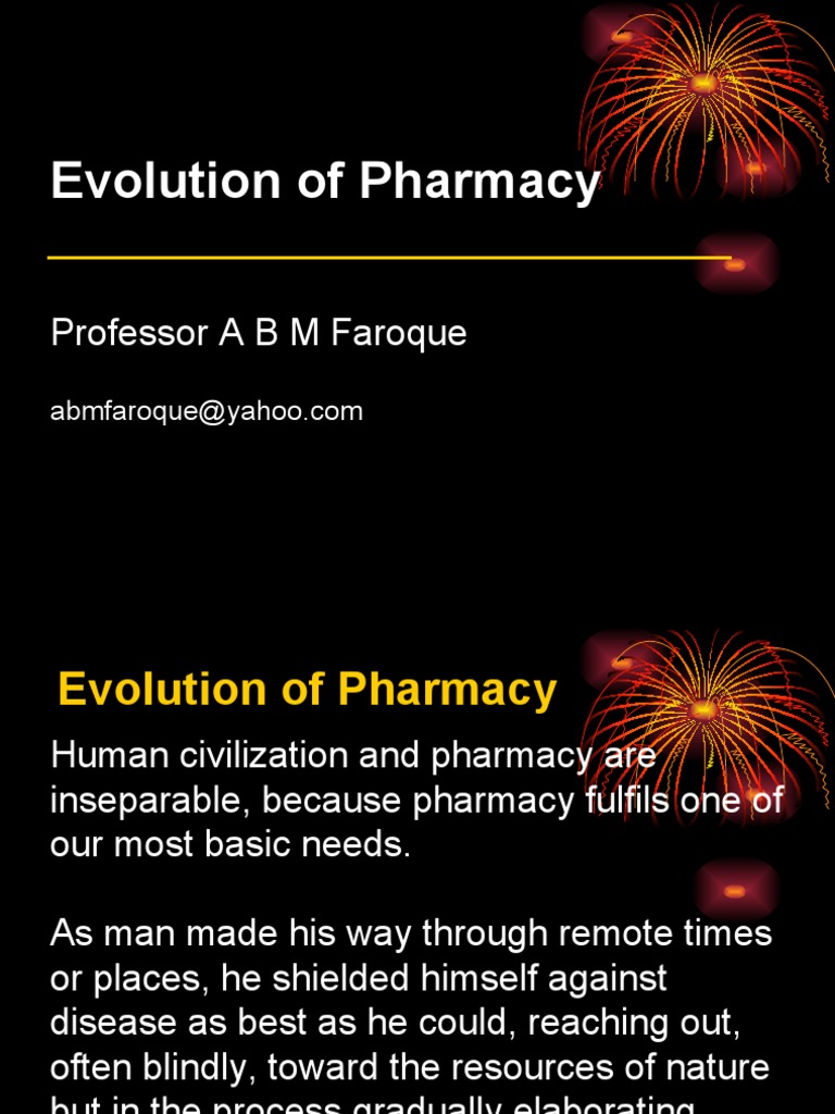 Evolution of Pharmacy Through Ages | PDF | Pharmacy | Drugs