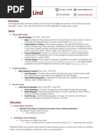 Resume - Dalton J Lind 2020