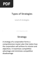 Types of Strategies61