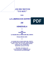 Decretos YOSOYLiberacion Espiritual Venezuela