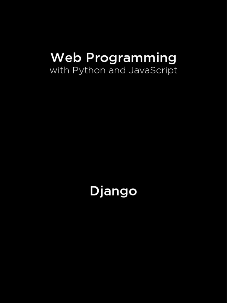 Django Web Programming Guide | PDF | Computers