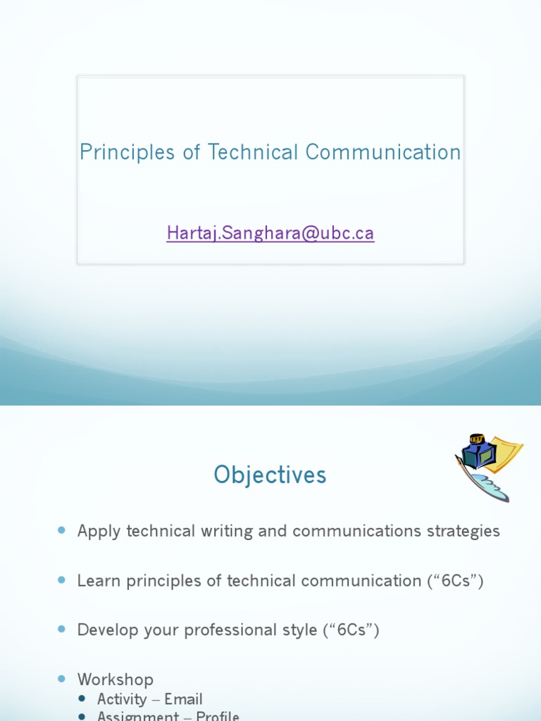 Principles of Effective Technical Communication | PDF | Technical ...