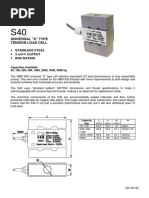 CELULA DE CARGA HBM S40-700-100