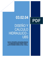 03.2 DISEÑO Y CALCULO HIDRAULICO 03 (Caratula) PDF