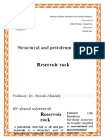 Structural and Petroleum Geology: Reservoir Rock