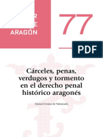 Cárceles, penas, verdugos y tormento en el derecho penal histórico aragonés