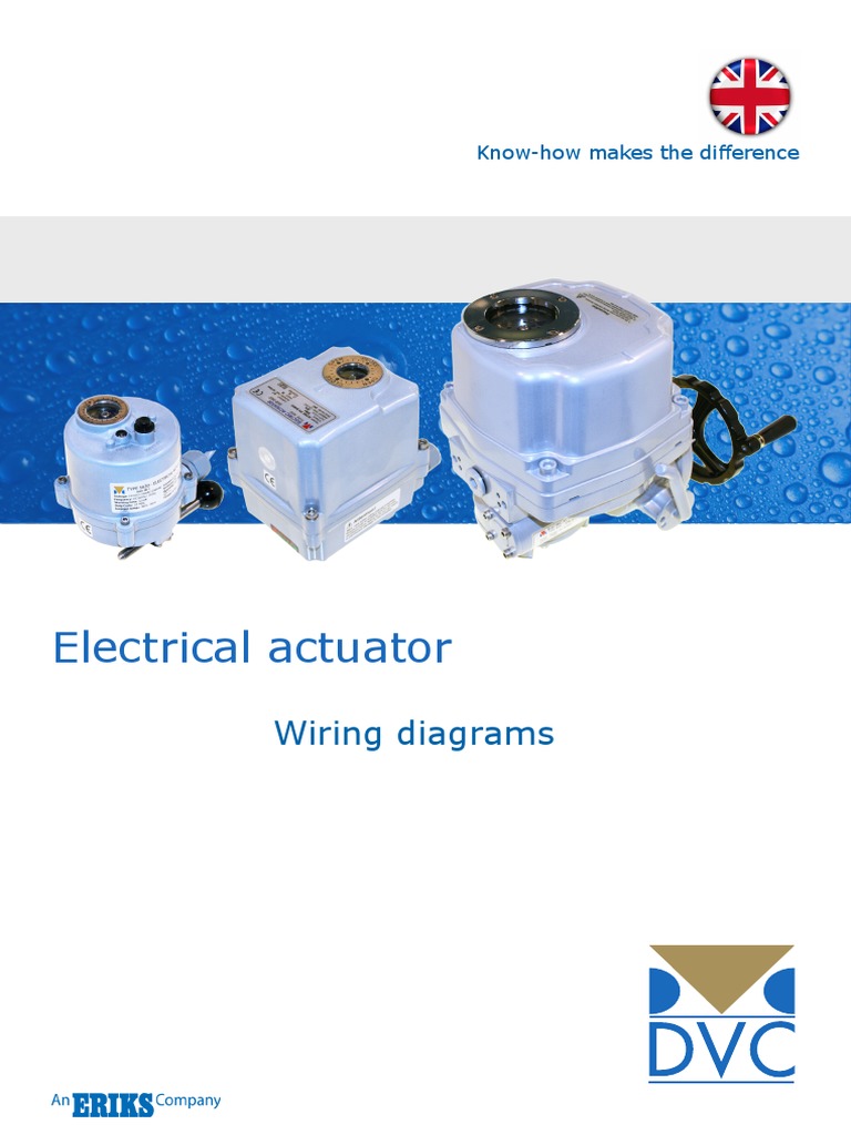 Electric Actuator Wiring | PDF | Mains Electricity | Valve