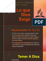 Sermon 13062020 Lo Que Dios Exige