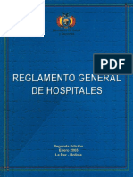 Reglamento General Hospitales
