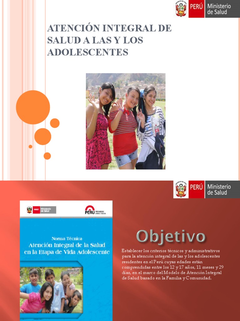 Atención Integral de Salud Adolescente | PDF | Adolescencia | Salud pública