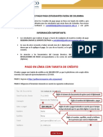 Instructivo de Pago para Estudiantes Fuera de Colombia Polisuperior PDF