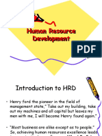 2) Human Resource Development