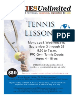 Tennis Sept 08 Flyer