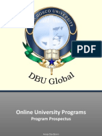 Dos Bosco University (Program Brochure)