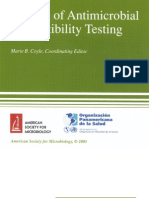Manual of Antimicrobial Susceptibility Testing