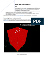 Connecting Frame, Shell, and Solid Elements: Connecting Frames To Shells