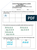 MATHS Worksheet